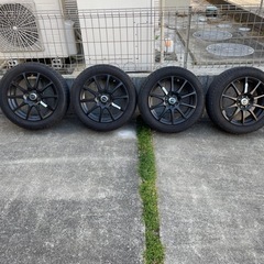 【値下げ！】夏タイヤ　ホイールセット　195/55R16 4穴　...