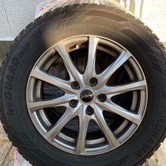 【価格変更】スタッドレスタイヤホイールセット　中古　215/65R16 (エルグランド4シーズン使用)