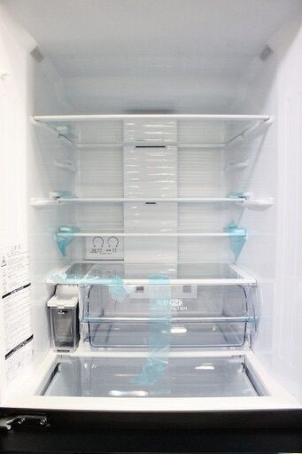 展示未使用品 アクア 4ドア冷凍冷蔵庫 368L 自動製氷 AQR-V37KL(K)ウッドブラック 2021年製 AQUA  家具 店頭引取歓迎 R4735)