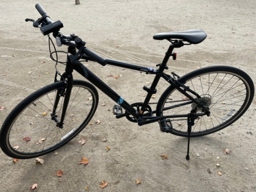 クロスバイク ボレアス BOREAS 黒 7段変速 アルミ