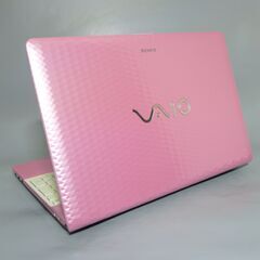 新品高速SSD ピンク ノートパソコン Windows10 中古美品 15.5型 SONY