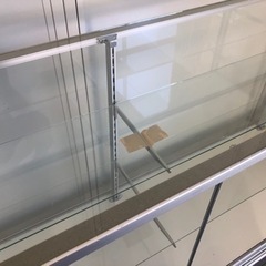 （決まりました）ガラスショーケース　日本アルミ製の画像