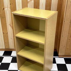 大人気小物家具!!3段カラーボックス　445×300×890　小...