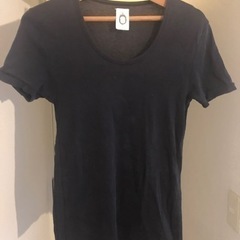 【ブランド不明】インナーカットソー(black)