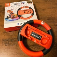 美品 マリオカート8 デラックス ハンドル マリオ レッド 赤