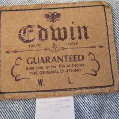 エドウィン ＥＤＷＩＮ  デニムジャケット  ジージャン  ①の画像