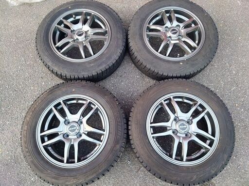 中古 GYLE DUNLOP ダンロップ DSX-2 165/70R14 タイヤ ホイール 4本セット
