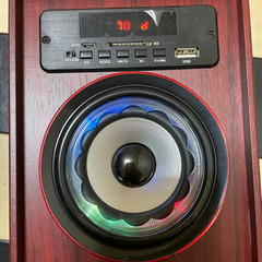 決まりました電池式スピーカーリモコン付き