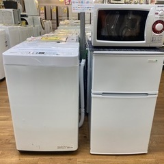 I456  超大特価！一人暮らし応援！！冷蔵庫90L洗濯機4.5k電子レンジ700Wセット 