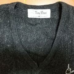 ☆リユ－スしましょう。　トロイ　ベスト（チャコ－ルグレ－）300円シリ－ズ①　　Lサイズ　の画像