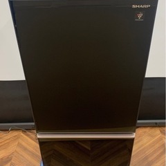 ★中古品　シャープ/SHARP 2019年製　ノンフロン冷凍冷蔵庫