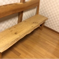 一枚木オーダーメイドベンチ　ダイニングチェア