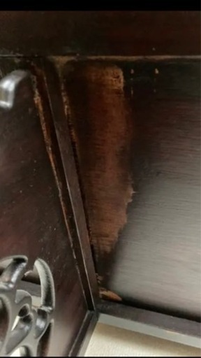 紫壇の飾り棚！近くまで取りに来てくれる方。(現金決済)
