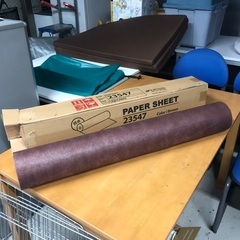 ペーパーシーツ (防水タイプ) 幅90cm、長さ190cm×50カット ブラウンの画像