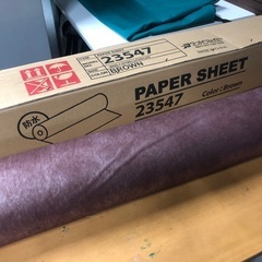 ペーパーシーツ (防水タイプ) 幅90cm、長さ190cm×50カット ブラウンの画像