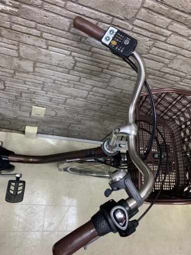 感謝祭SALE 東京23区配達無料　2016年モデル　新基準 Panasonic パナソニック ビビTX 6.6Ah リチウム 電動自転車☆中古26