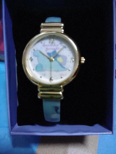 すみっコぐらしの恐竜の腕時計⌚青