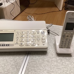 説明書あり！美品です。パナソニックFAX付き電話・子機つきの画像