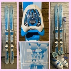 ×スキー板　⚪︎スキー靴　×スキーストック　子供用