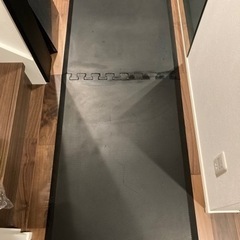 マット　現場　床用　ヨガ　樹脂製　ブラック　ダンベル　屋内　ベン...