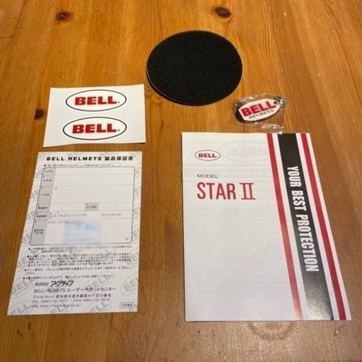 新品未使用　XL ベルスター2　ホワイト　BELL STAR2 族ヘル