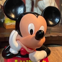 レトロなミッキーとドナルドの貯金箱☆の画像