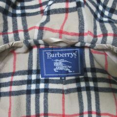 バーバリー 赤コート　M【美品】の画像