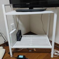 白　ラック　2段