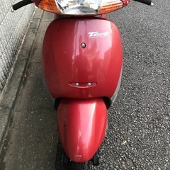ホンダ　タクト　タイヤ新品　50cc 原付　dio 2スト　2サイクル　バイク　シート張り替え　世田谷から　自賠責つき　の画像