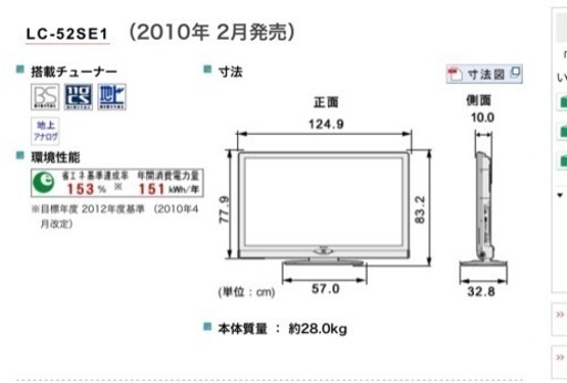 SHARP AQUOS 世界の亀山モデル