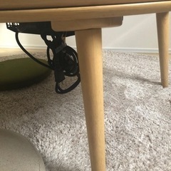 【美品】ニトリ　円形こたつの画像