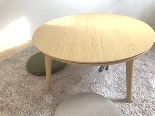 【美品】ニトリ　円形こたつ