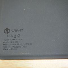 iClever Bluetoothキーボード 　　【中古】の画像