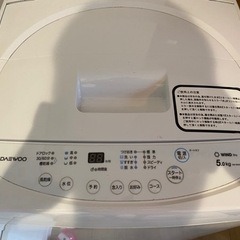洗濯機(若干難あり)の画像