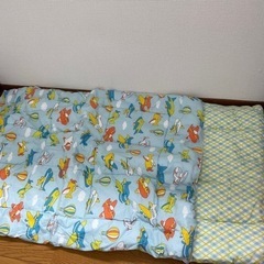 【受け渡し者決定しました】残り1点！【新品未使用タグ付き】お昼寝布団 保育園布団 子供布団☆の画像