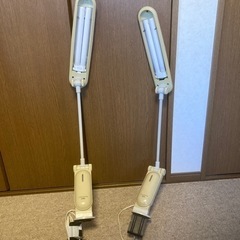 蛍光灯スタンド2本