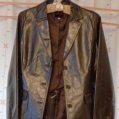 コート、ロングニット、中綿入りスカジャン、Gの画像