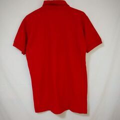 美品 LACOSTE ポロシャツ① レッド の画像
