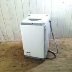 ※2017年製 SHARP ES-TX5B-N 全自動電気洗濯機...