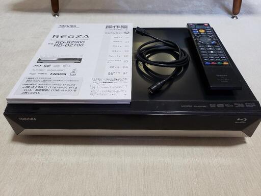 東芝 RD-BZ700 BDレコーダー/ブルーレイディスクレコーダー 2番組同時録画 500GB