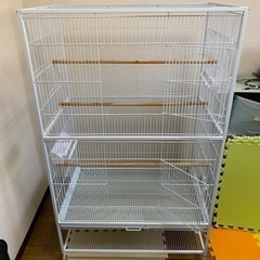 【ベルギーFLAMINGOPET】鳥かご 鳥小屋 ベルギー FLAMINGOPET バードケージ サンバ ホワイト
