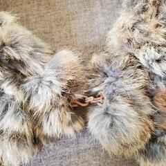 新品　ラビットファー　ショール　マフラーの画像