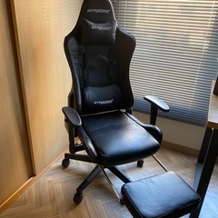 GT Racingゲーミングチェア フットレスト付 GT901