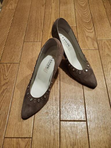 LANVIN　スエード　パンプス