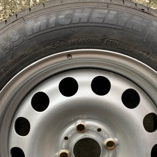  MINI ミニ 純正 スチール 15x5J PCD100 4穴 4本セット　タイヤほぼ新品