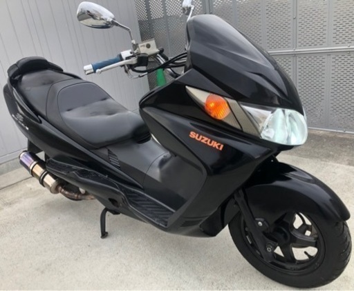 売れました！ 動画有り SUZUKI スカイウェイブ 250 SS 美車 ブラック BEaMS ビームス マフラー FI インジェクション