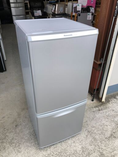 【動作保証あり】Panasonic 2017年 NR-B149W 138L 2ドア冷凍冷蔵庫【管理KRR346】