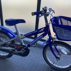 子供用自転車（16インチ, ブルー, ブリヂストン製）