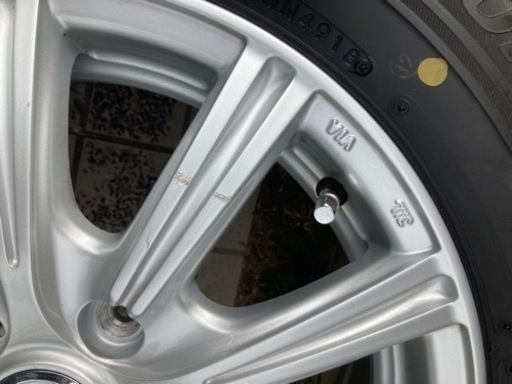 （受付終了）【195/65R15】ブリザックVRX4本セット　アルミホイール、ナット付（三田・西宮渡し可）
