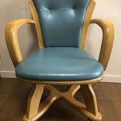 キャスター付ダイニングチェア4脚セット 中古美品